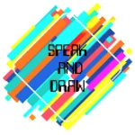 speak and draw android application logo